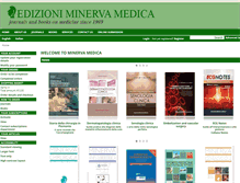 Tablet Screenshot of minervamedica.it